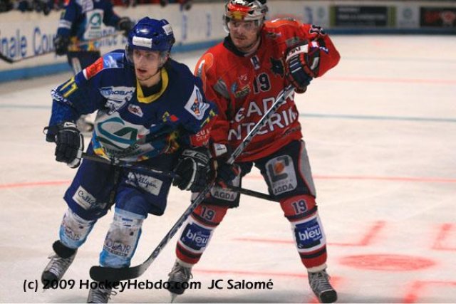 Photo hockey match Grenoble  - Dijon  le 22/02/2009