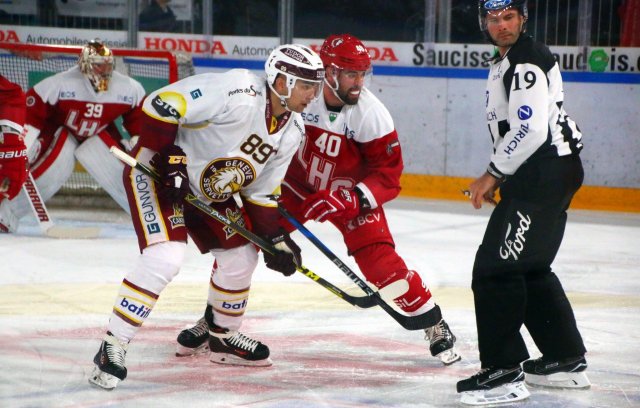 Photo hockey match Lausanne - Genève le 10/10/2017