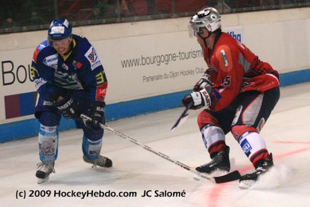 Photo hockey match Grenoble  - Dijon  le 22/02/2009