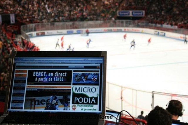 Photo hockey match Grenoble  - Dijon  le 22/02/2009