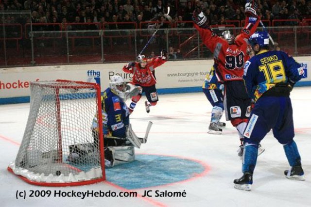 Photo hockey match Grenoble  - Dijon  le 22/02/2009