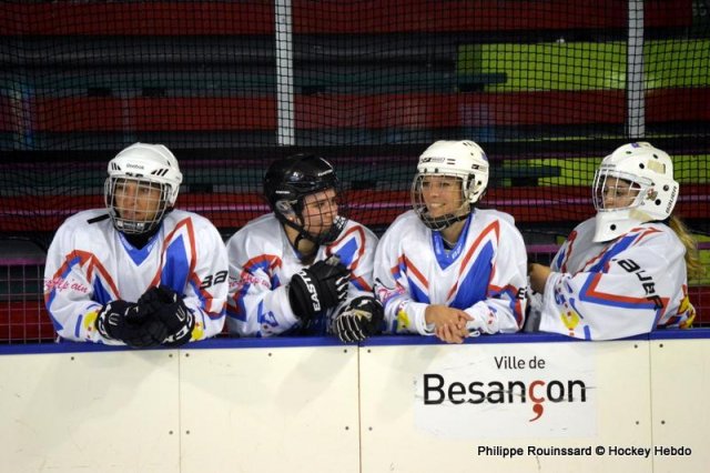 Photo hockey reportage Fem Elite : Besançon tête de liste