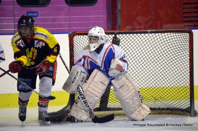 Photo hockey reportage Fem Elite : Besançon tête de liste