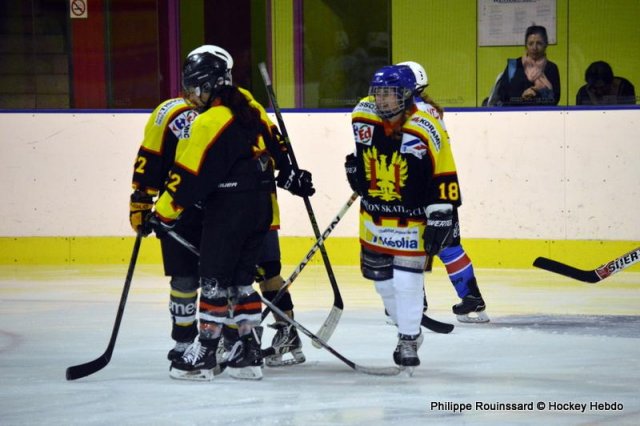 Photo hockey reportage Fem Elite : Besançon tête de liste