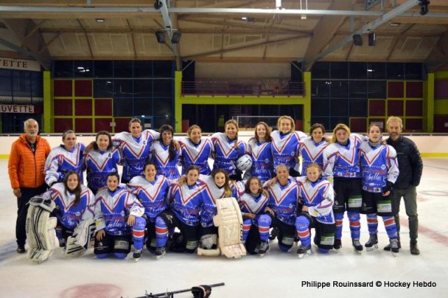 Photo hockey reportage Fem Elite : Besançon tête de liste