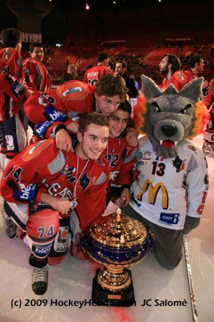 Photo hockey match Grenoble  - Dijon  le 22/02/2009