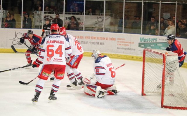Photo hockey match Angers  - Grenoble  le 27/10/2017