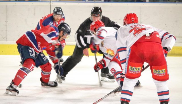 Photo hockey match Angers  - Grenoble  le 27/10/2017