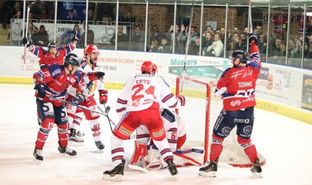 Photo hockey match Angers  - Grenoble  le 27/10/2017