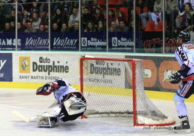 Photo hockey match Grenoble  - Angers  le 30/01/2008
