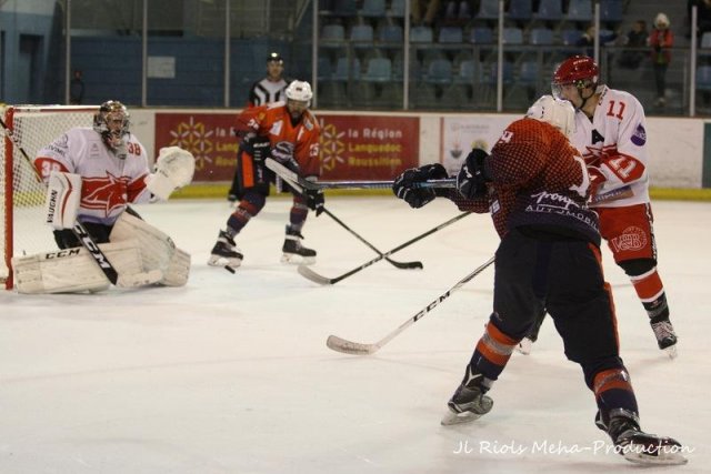Photo hockey match Montpellier  - Valence le 11/11/2017