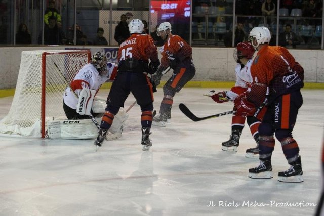 Photo hockey match Montpellier  - Valence le 11/11/2017