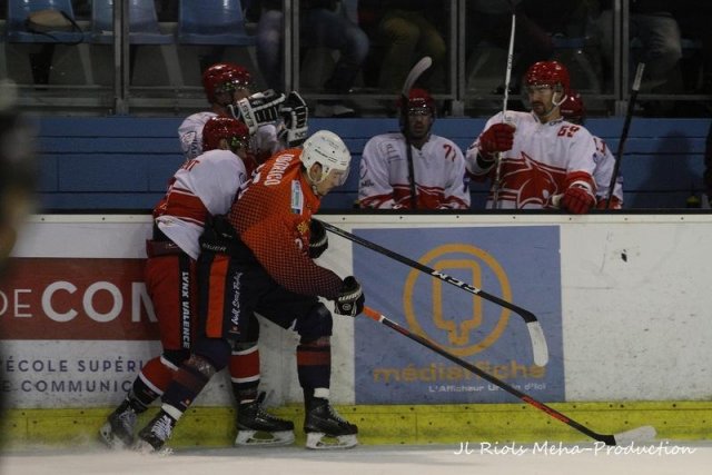 Photo hockey match Montpellier  - Valence le 11/11/2017