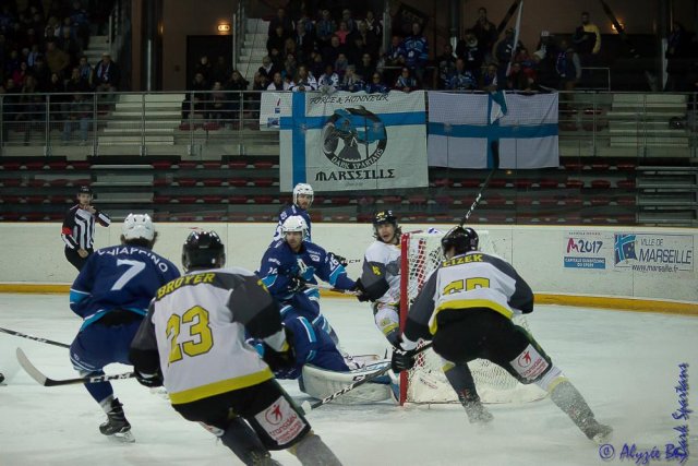 Photo hockey match Marseille - Chambéry le 11/11/2017