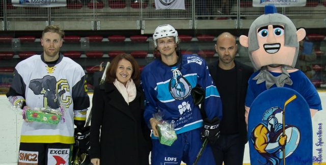 Photo hockey match Marseille - Chambéry le 11/11/2017