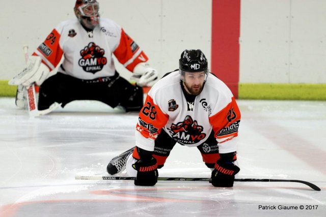 Photo hockey match Nice - Epinal  le 17/11/2017