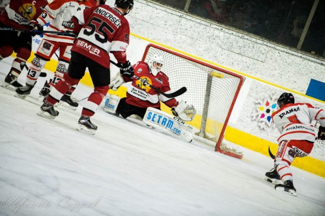 Photo hockey match Chamonix  - Bordeaux le 26/11/2017