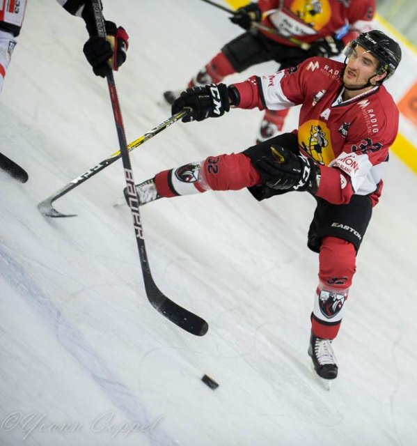 Photo hockey match Chamonix  - Bordeaux le 26/11/2017