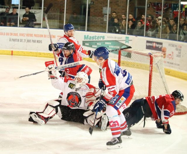 Photo hockey match Angers  - Mulhouse le 25/11/2017