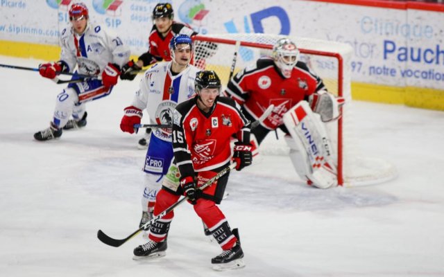 Photo hockey match Amiens  - Lyon le 26/11/2017