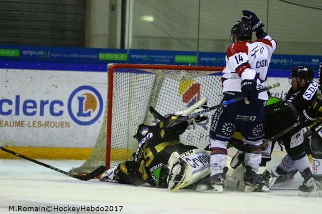 Photo hockey match Rouen - Angers  le 28/11/2017