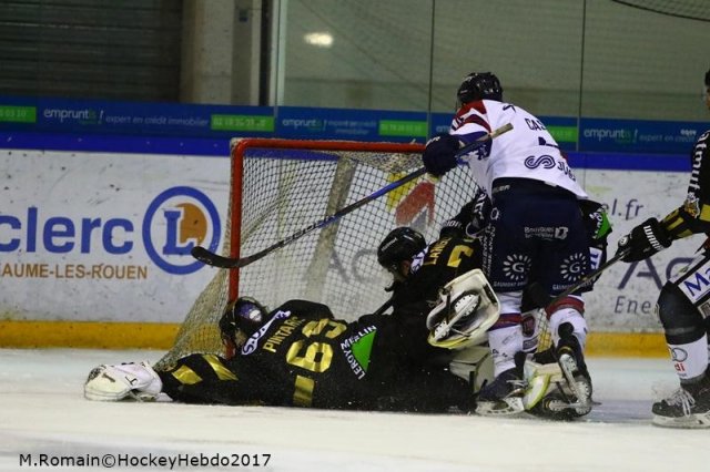 Photo hockey match Rouen - Angers  le 28/11/2017