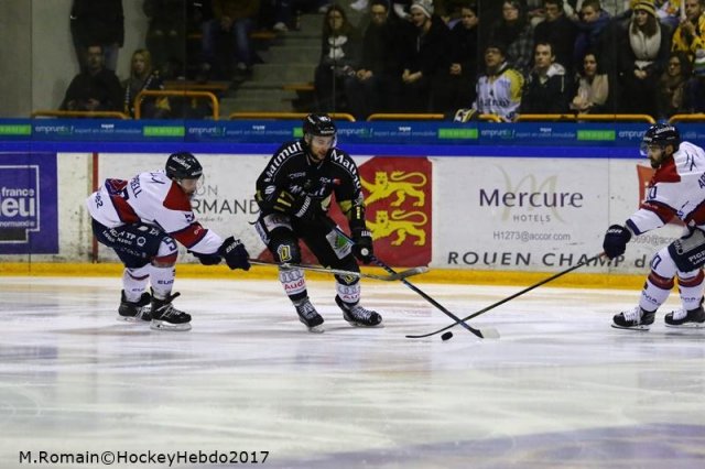 Photo hockey match Rouen - Angers  le 28/11/2017