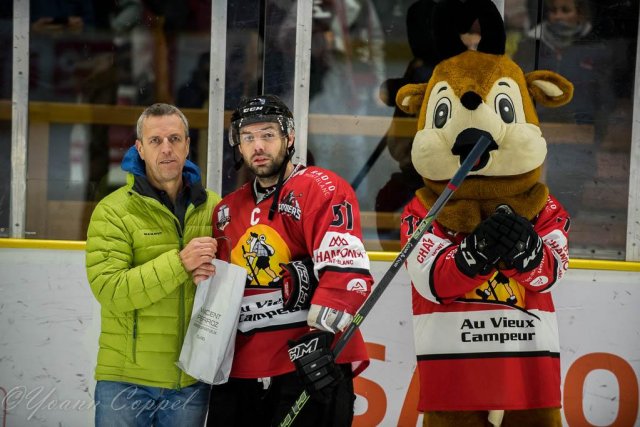 Photo hockey match Chamonix  - Lyon le 01/12/2017