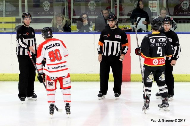 Photo hockey match Nice - Bordeaux le 01/12/2017