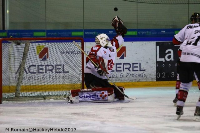 Photo hockey match Rouen - Amiens  le 05/12/2017