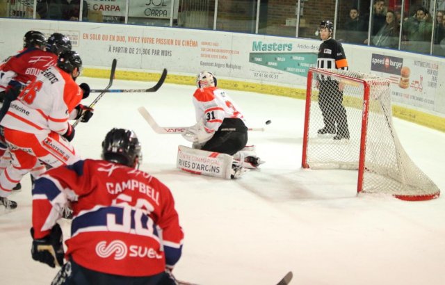 Photo hockey match Angers  - Bordeaux le 05/12/2017