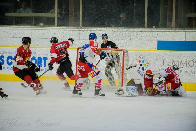Photo hockey match Chamonix  - Mulhouse le 08/12/2017