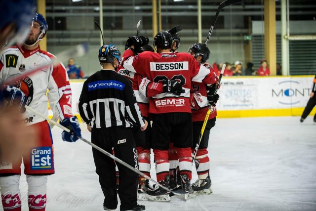 Photo hockey match Chamonix  - Mulhouse le 08/12/2017