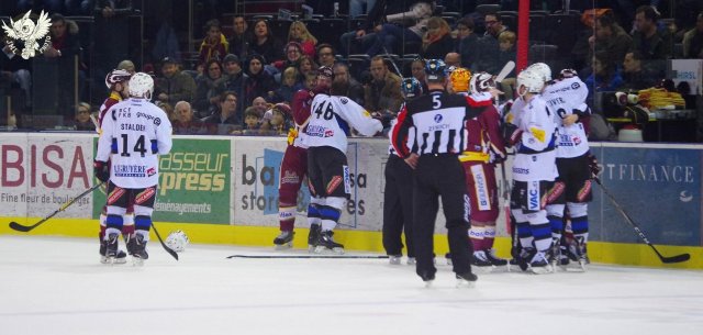 Photo hockey match Genève - Fribourg le 25/11/2017