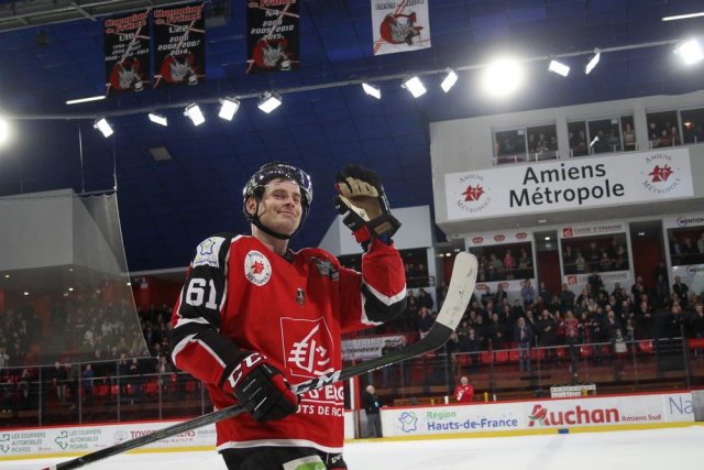 Photo hockey match Amiens  - Grenoble  le 08/12/2017