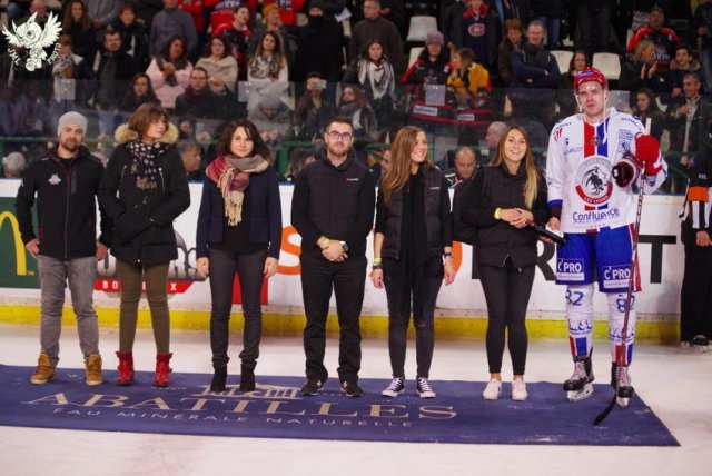 Photo hockey match Bordeaux - Lyon le 08/12/2017