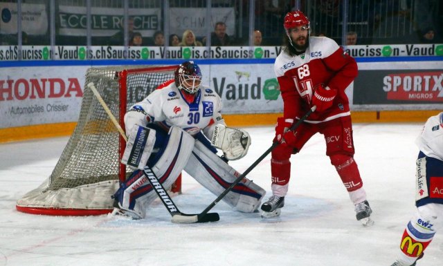 Photo hockey match Lausanne - Zürich le 23/12/2017