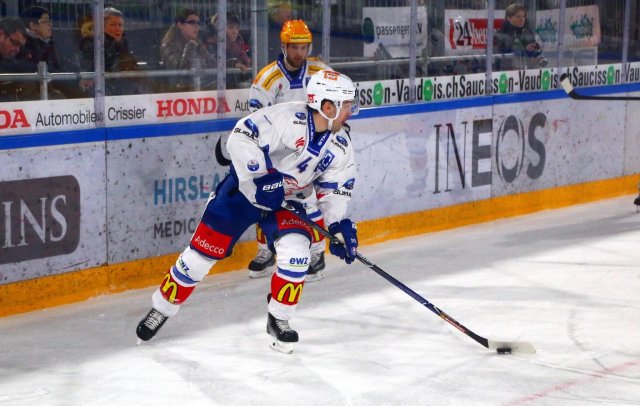 Photo hockey match Lausanne - Zürich le 23/12/2017