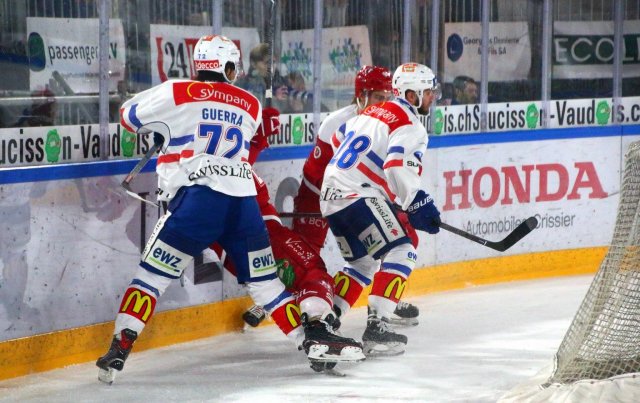 Photo hockey match Lausanne - Zürich le 23/12/2017