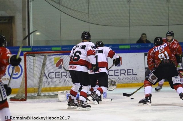 Photo hockey match Rouen - Chamonix  le 23/12/2017
