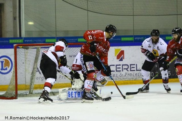 Photo hockey match Rouen - Chamonix  le 23/12/2017