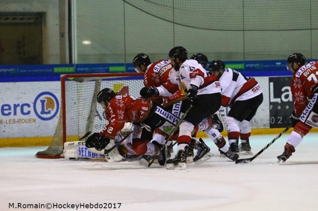 Photo hockey match Rouen - Chamonix  le 23/12/2017