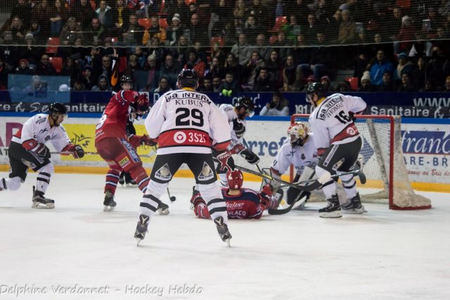 Photo hockey match Grenoble  - Nice le 29/12/2017