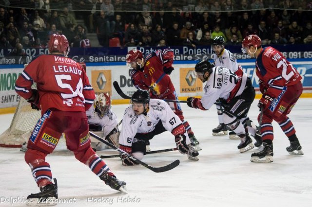Photo hockey match Grenoble  - Nice le 29/12/2017