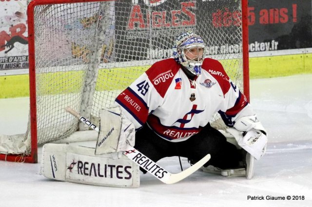 Photo hockey match Nice - Angers  le 03/01/2018