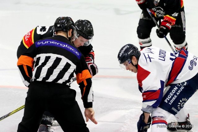 Photo hockey match Nice - Angers  le 03/01/2018