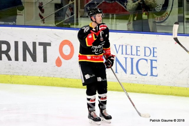 Photo hockey match Nice - Angers  le 03/01/2018