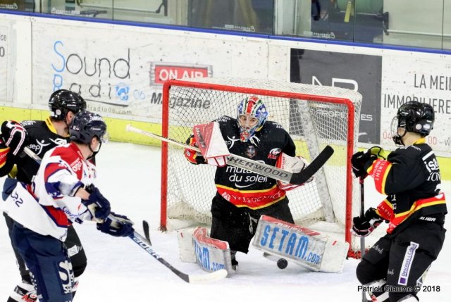 Photo hockey match Nice - Angers  le 03/01/2018