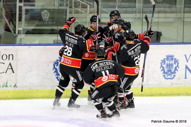 Photo hockey match Nice - Angers  le 03/01/2018