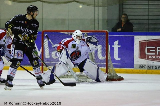 Photo hockey match Rouen - Mulhouse le 05/01/2018